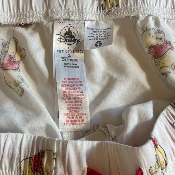 Disney Winnie the Pooh White Pajama Pants with Balloon Print - Size XL - Picture 3 of 6
